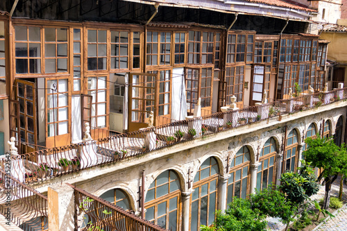 View of the Bedrooms of the Saint Catherine Cloister in Palermo, Italy