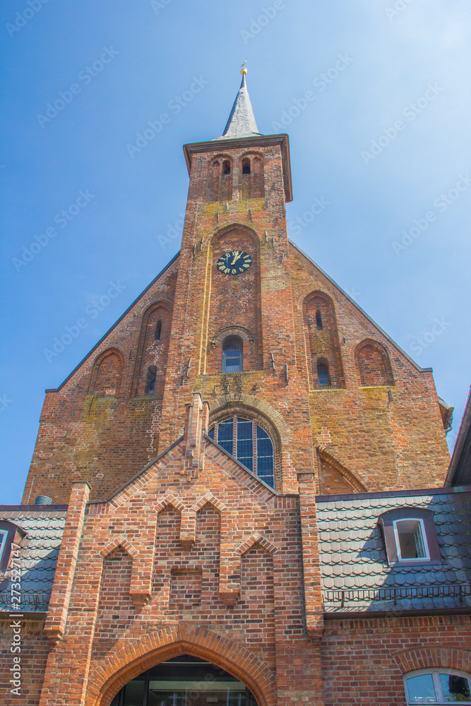 Fototapeta premium former Clarissan, monastery of the Poor Clares (ehemaligen Klarissenkloster) Deutsches Bernsteinmuseum Ribnitz-Damgarten Mecklenburg-Western Pomerania (Mecklenburg-Vorpommern) Germany
