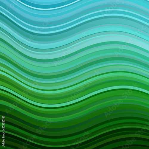 Light Blue, Green vector background with bent lines.