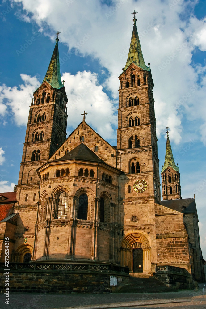 Bamberg cathedral in golden morning light / Bamberger Dom im goldenen Morgenlight
