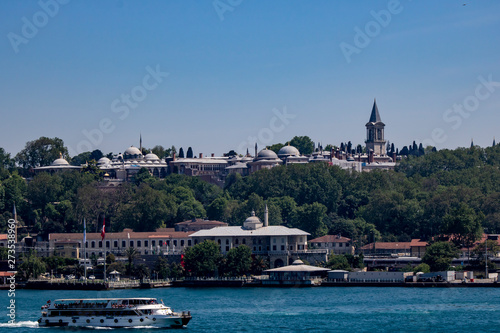 Shooting from Topkapi Palace over the sea. © Caner