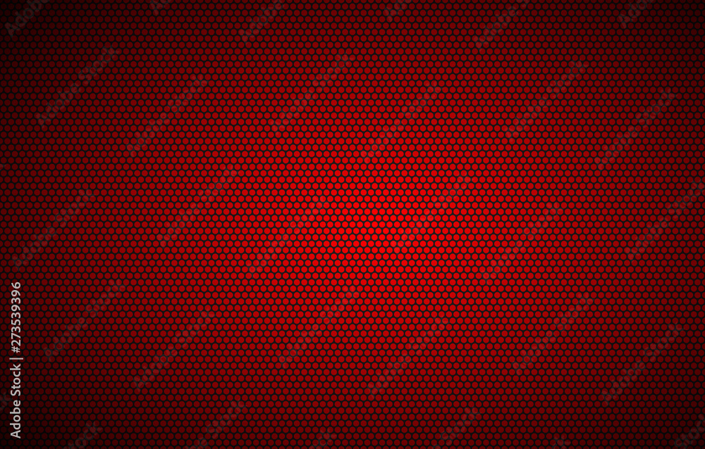 Simple perforated red metallic background, abstract wallpaper, vector ...