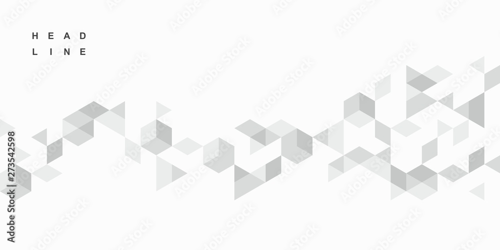 Fototapeta premium Abstract geometric technological background. Vector creative design.