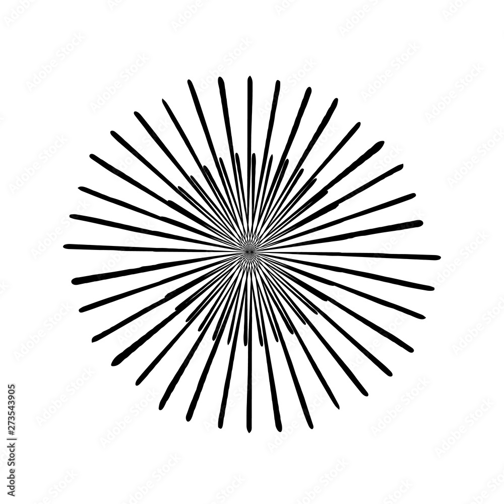 Fototapeta premium Grunge Burst Stamp