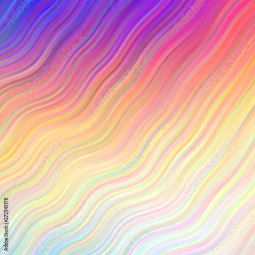 Light Multicolor vector background with lines.