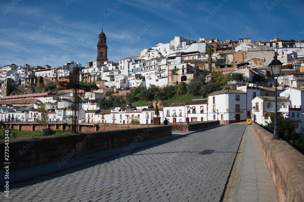View of the town of Montoro. Cordova, Spain.