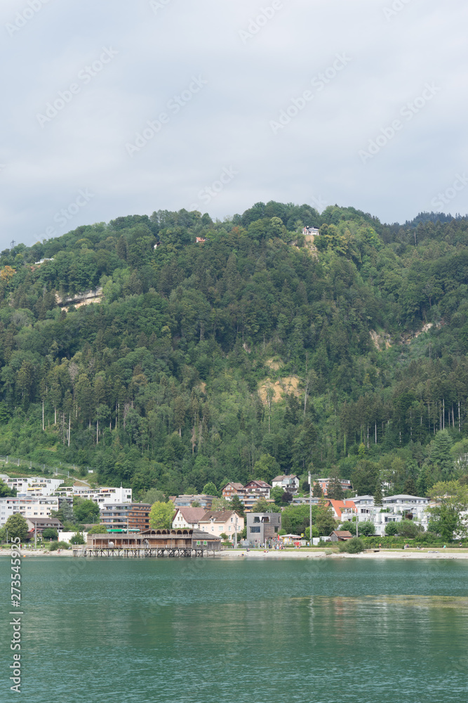 Stadtpanorama Bregenz am Bodensee