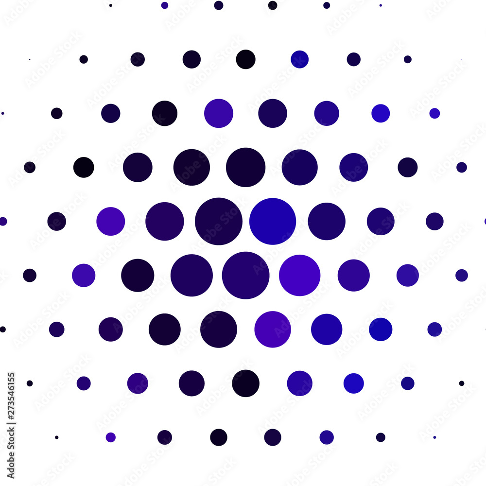 Light Purple vector pattern with circles.