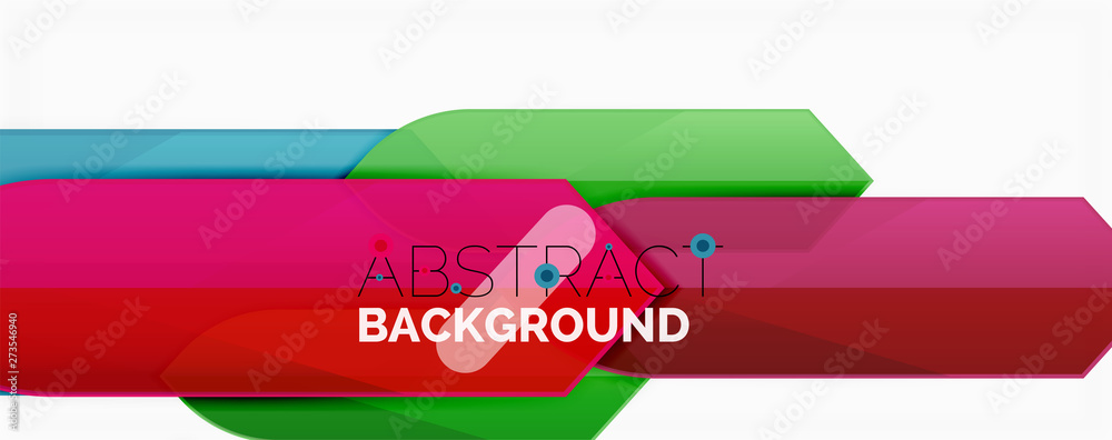 Obraz premium Minimal dynamic geometric background