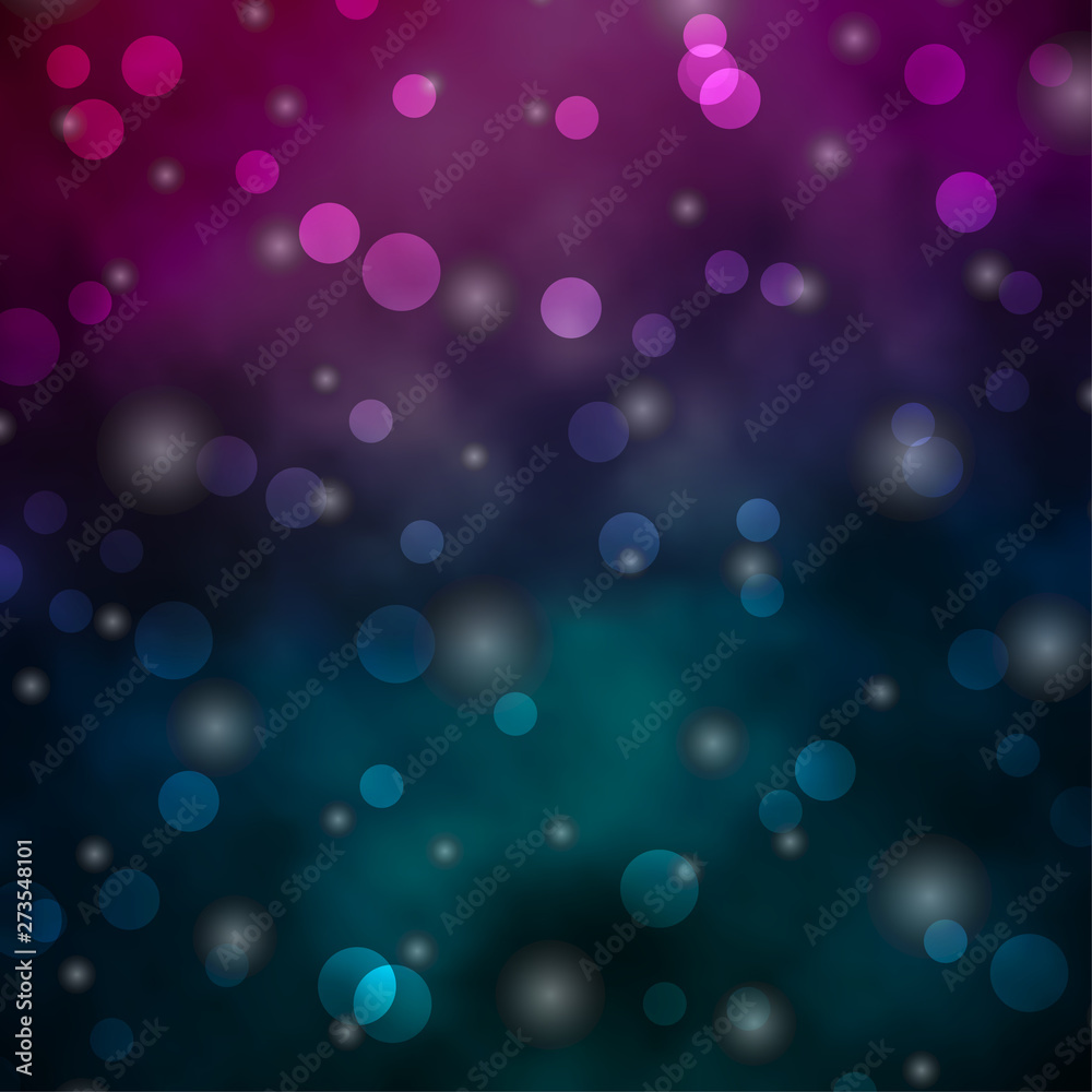 Light Blue, Red vector layout with circles, stars. Light Blue, Red vector layout with circles, stars.