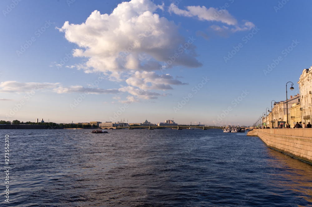 Neva River, Saint Petersburg, Russia