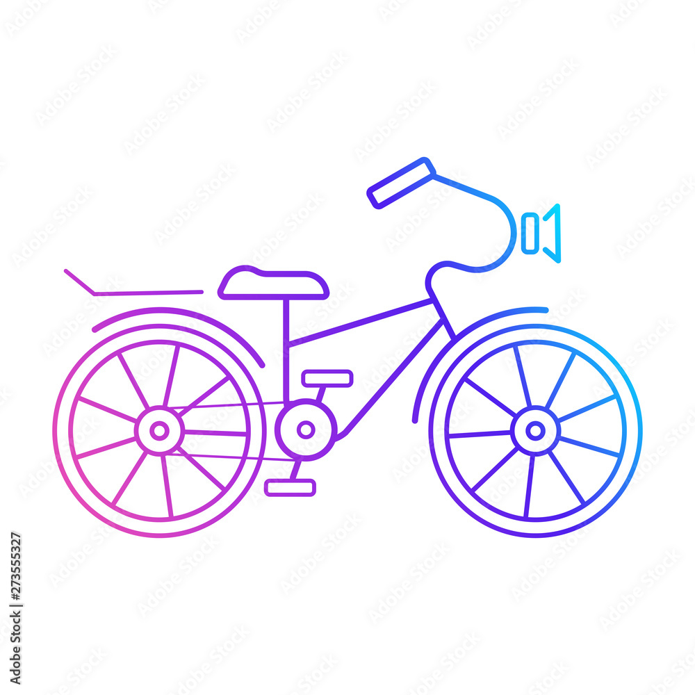 Bicycle Icon. Ready For Your Design, Greeting Card