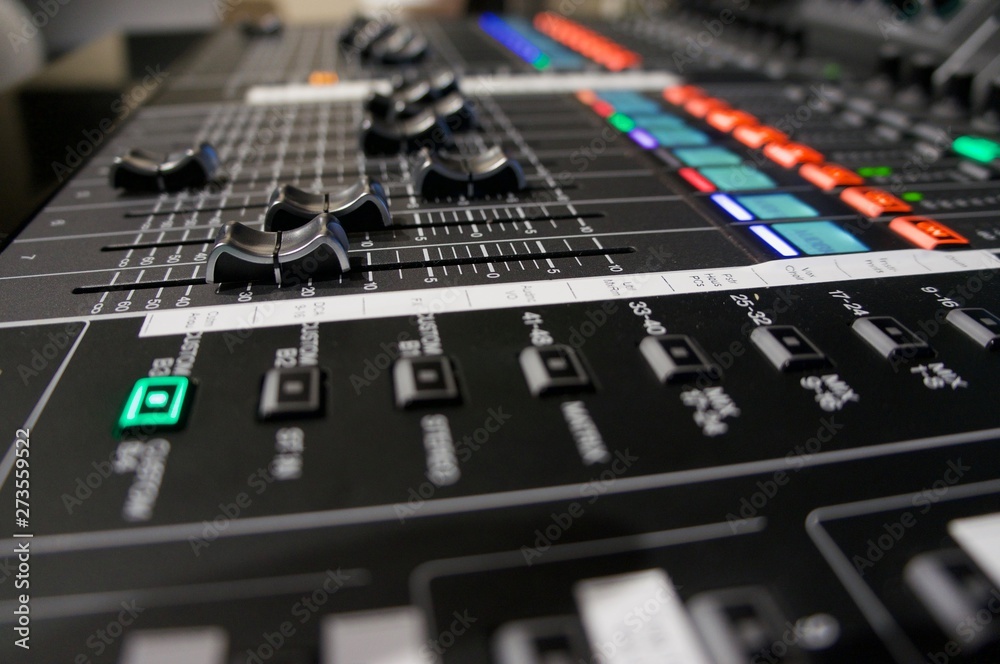 Digital Audio Mixing Board for Professional Sound Reinforcment.