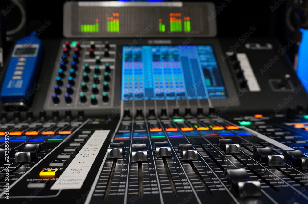 Digital Audio Mixing Board for Professional Sound Reinforcment.