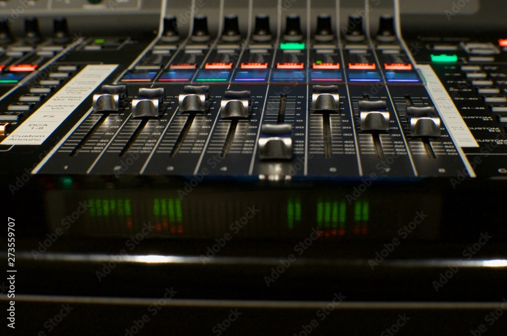 Digital Audio Mixing Board for Professional Sound Reinforcment.