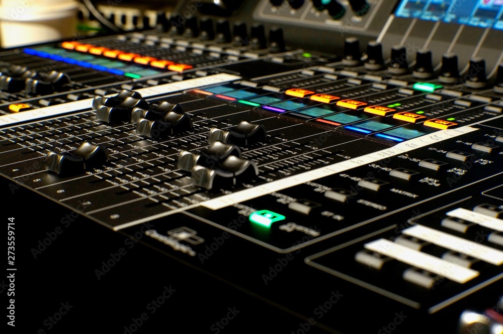 Digital Audio Mixing Board for Professional Sound Reinforcment.