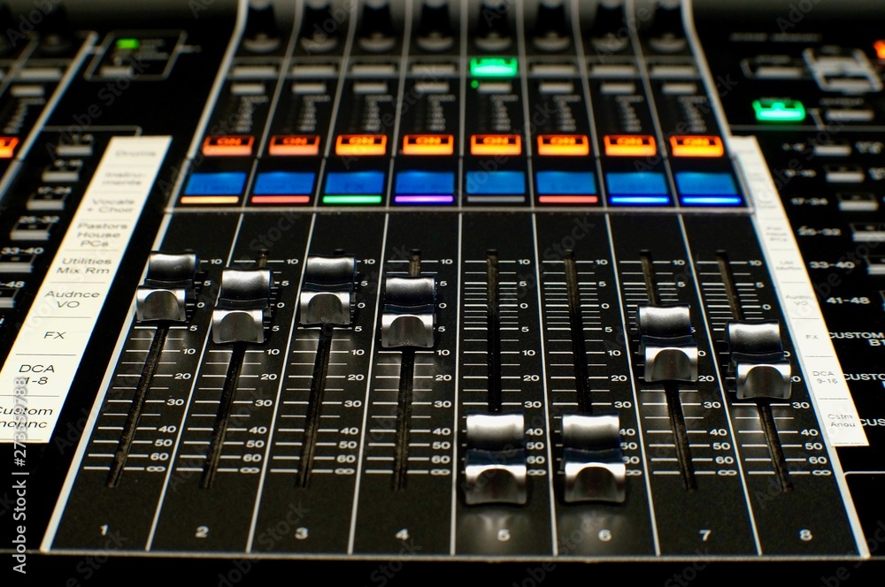 Digital Audio Mixing Board for Professional Sound Reinforcment. Digital Audio Mixing Board for Professional Sound Reinforcment.