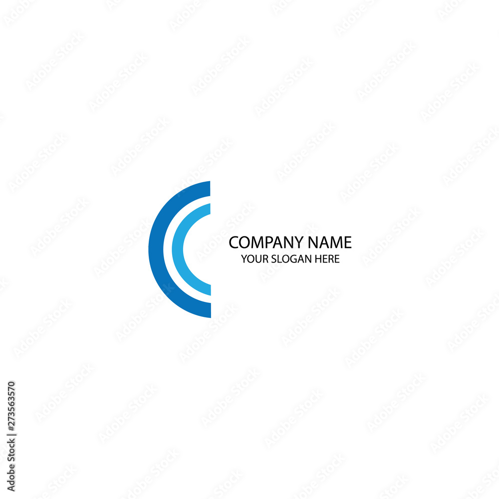 CC Letter logo design . Letter CC logo design 