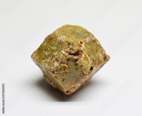 Green Grossular Garnet raw gemstone Crystal Mali
