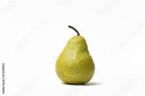 tasty juicy pear on white background proper diet