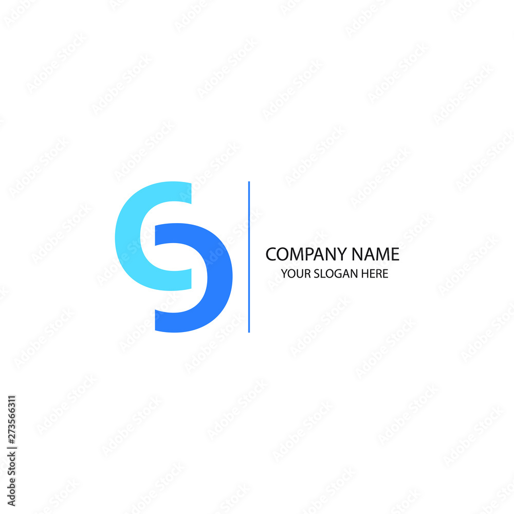 GS Letter logo. Letter GS logo design GS Letter logo. Letter GS logo design