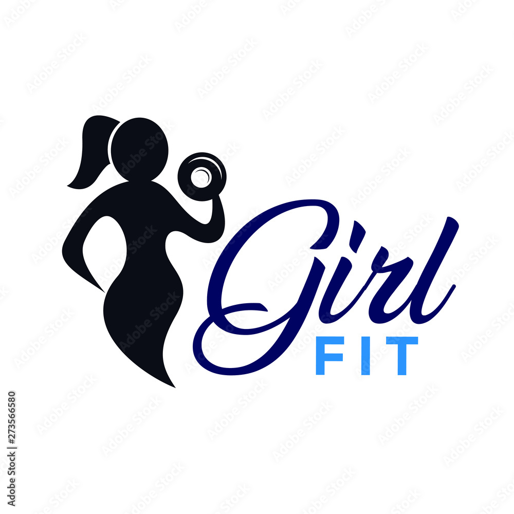 Women fitness gym beauty logo design inspiration Stock Vector Adobe Stock