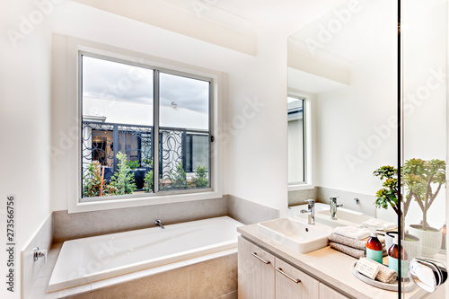 Wash room including modern designs