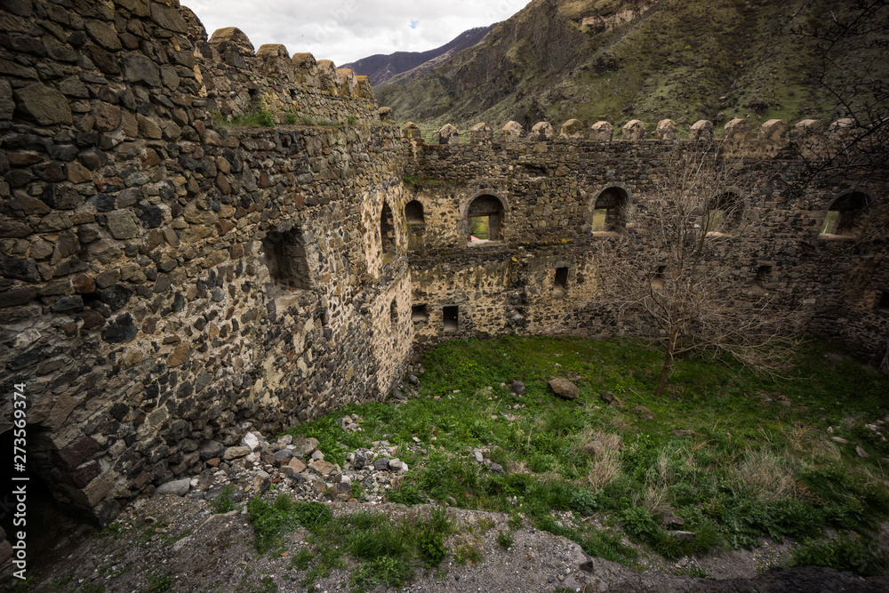 Khertvisi castle ruins historical georgian fort