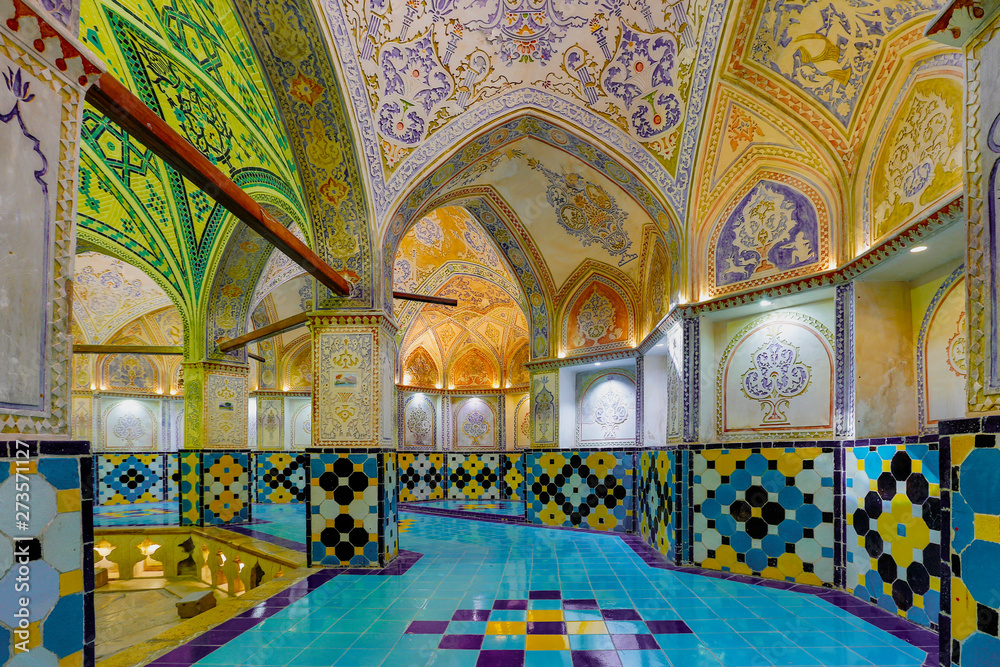 The Amir Ahmad Bath in Kahsan Iran.