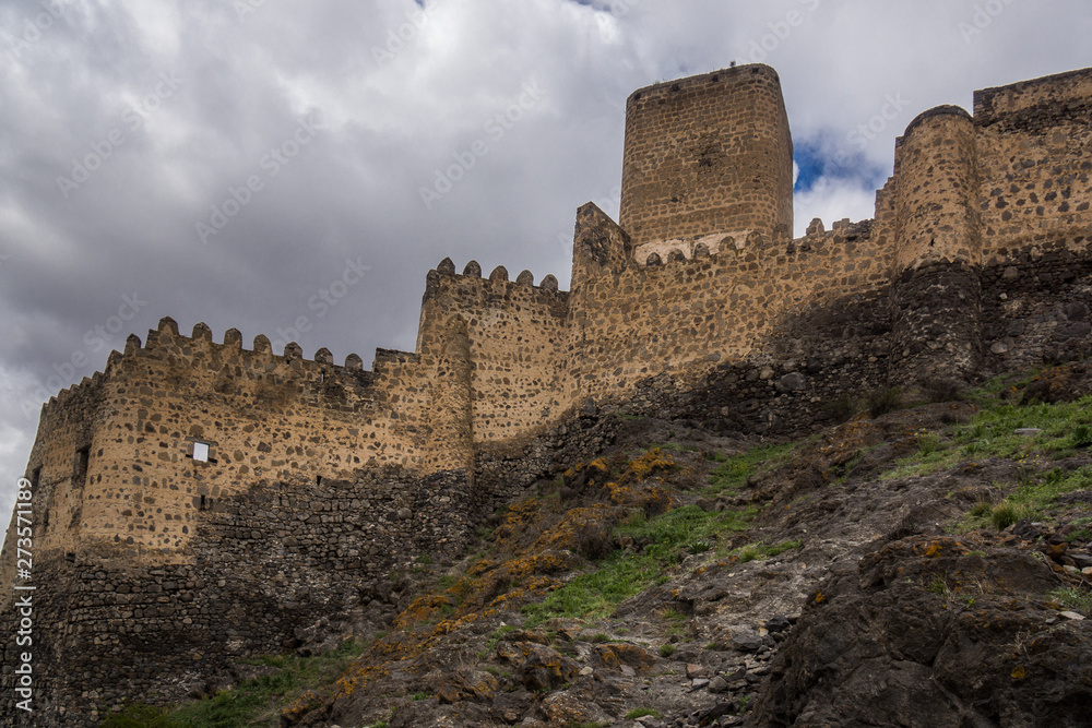 Khertvisi fortress ruins ancient caucasus monument
