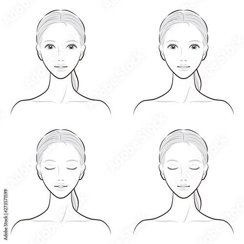 女性の表情