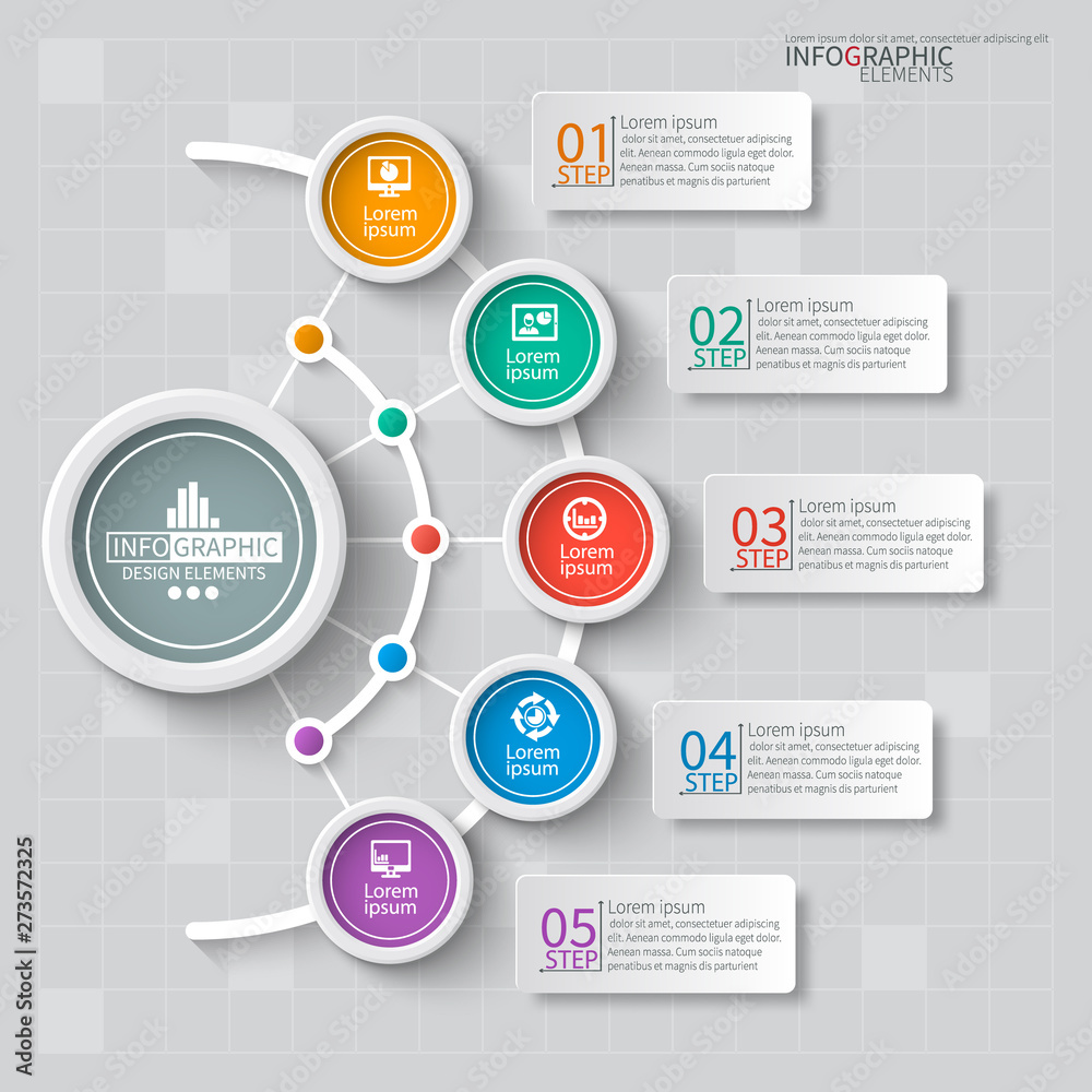 Abstract 3D Paper Infographics. Business template .Vector illustration Abstract 3D Paper Infographics. Business template .Vector illustration