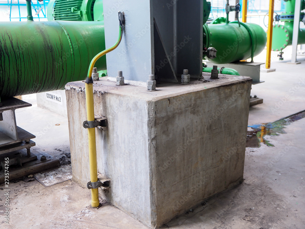 Photo & Art Print Ground systems was installed in power plant which ...