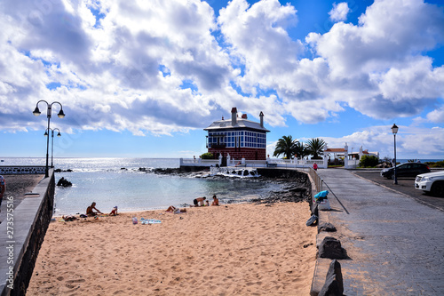 Landscape in Tropical Volcanic Canary Islands Spain photo