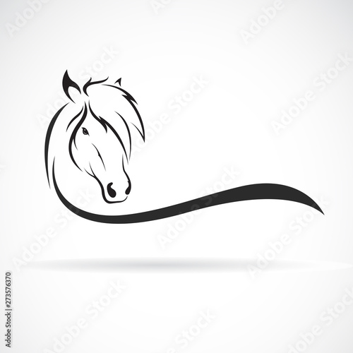 Vector of horse head design. Wild Animals. Horse logo or icon.
