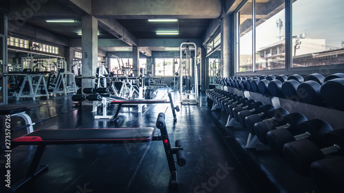 interior of gym