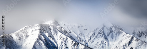 Snow winter mountain landsc...