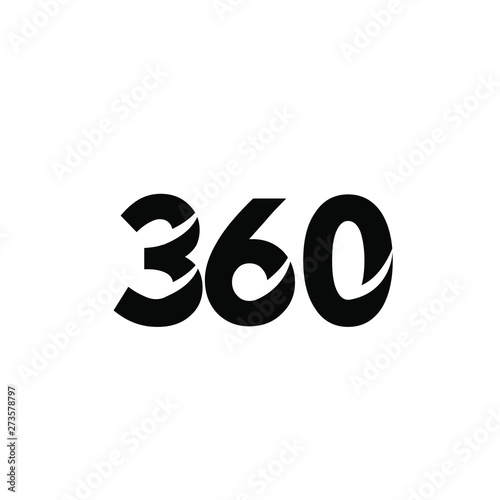 360 infinity logo icon design vector illustration