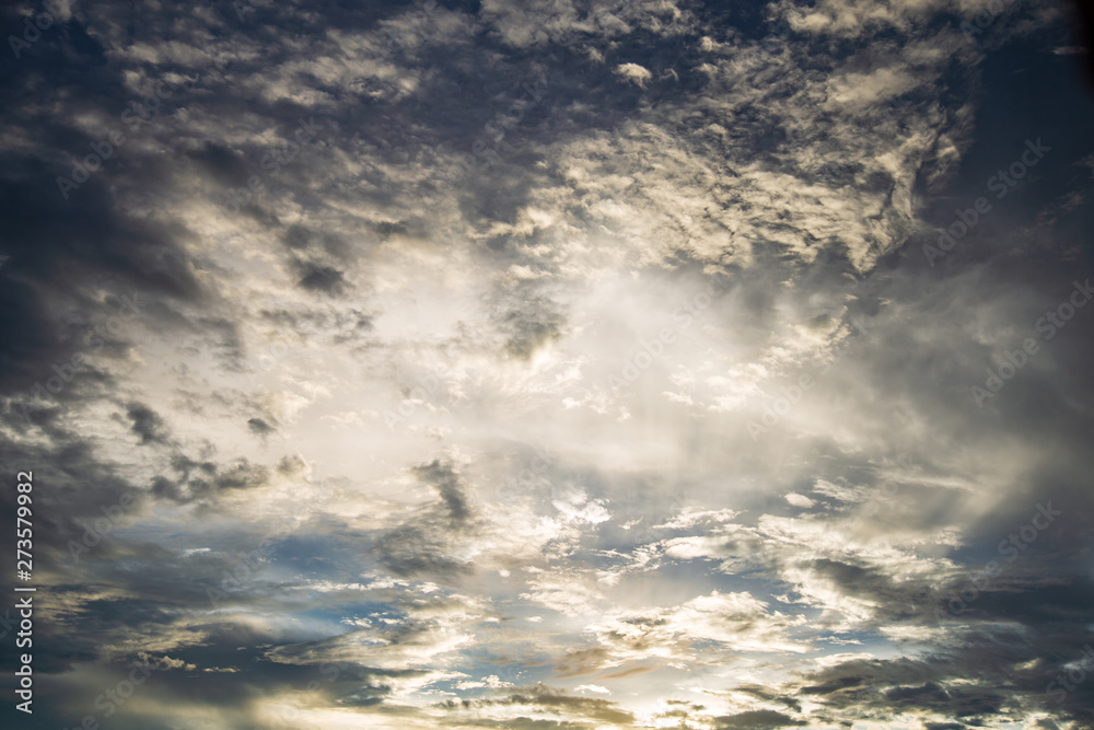Twilight sky with clouds for background. Twilight sky with clouds for background.