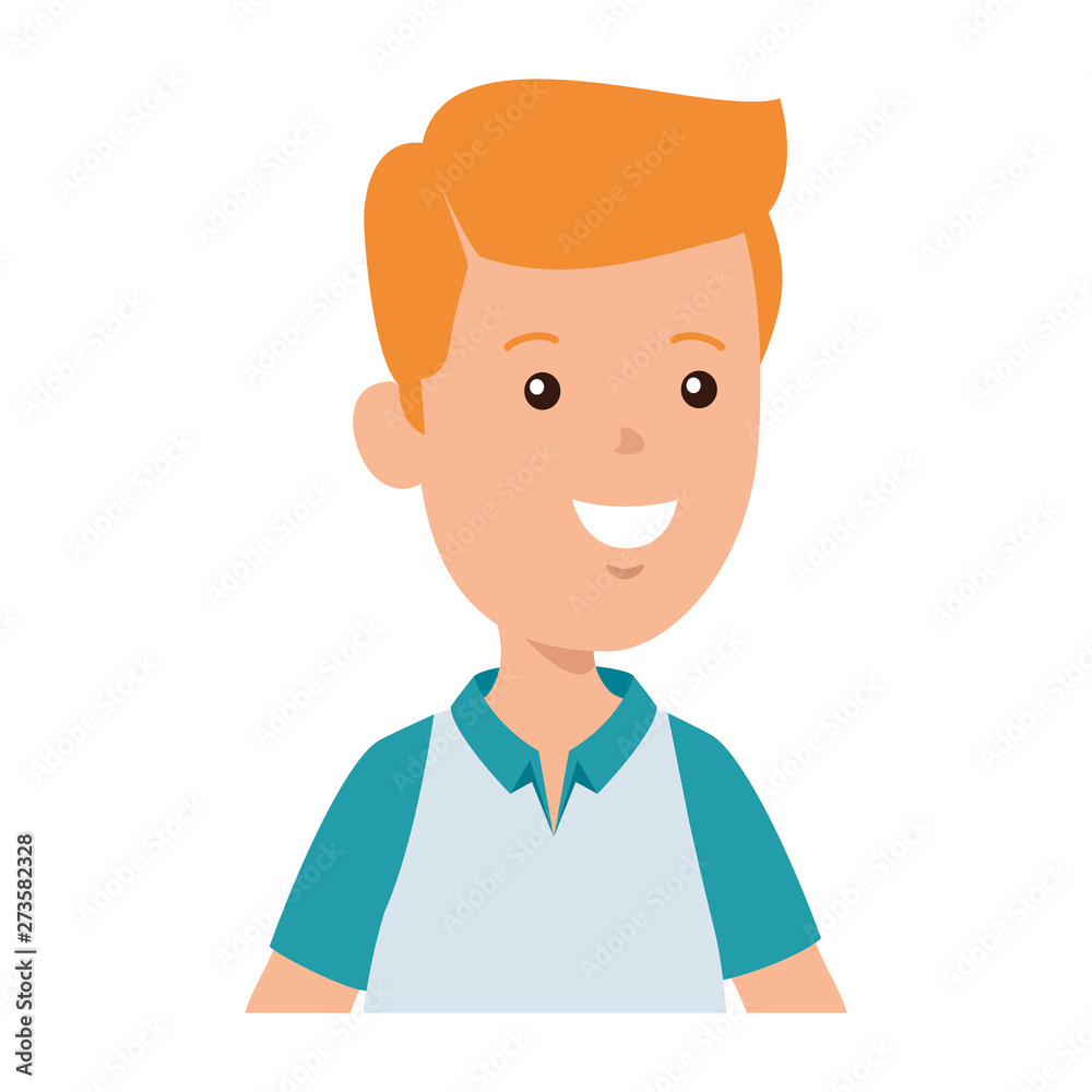 young boy avatar character icon