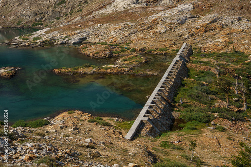 Mineral King check dam in Sierra Nevada mountains