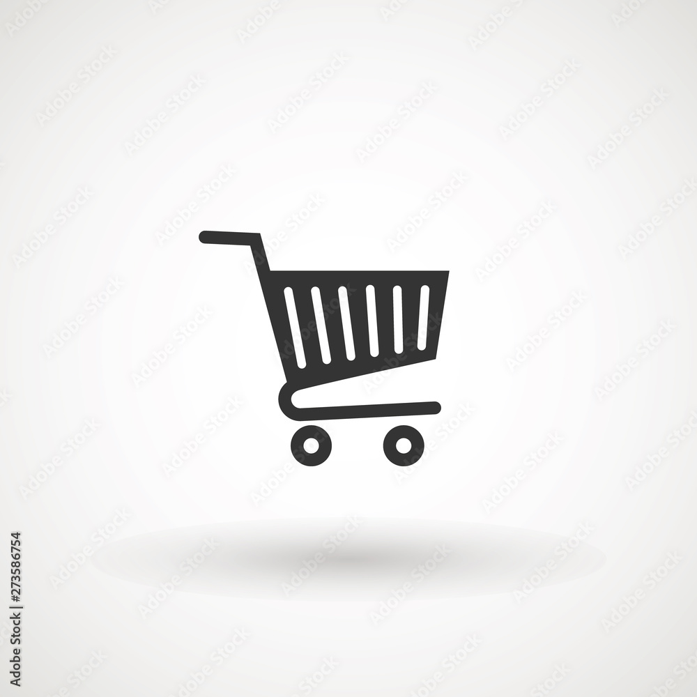 Shopping Cart Icon, flat design best vector icon. Shopping Cart Icon, flat design best vector icon.