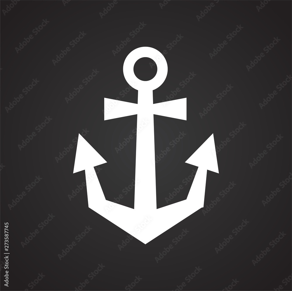 Anchor icon on background for graphic and web design. Simple illustration. Internet concept symbol for website button or mobile app. Anchor icon on background for graphic and web design. Simple illustration. Internet concept symbol for website button or mobile app.