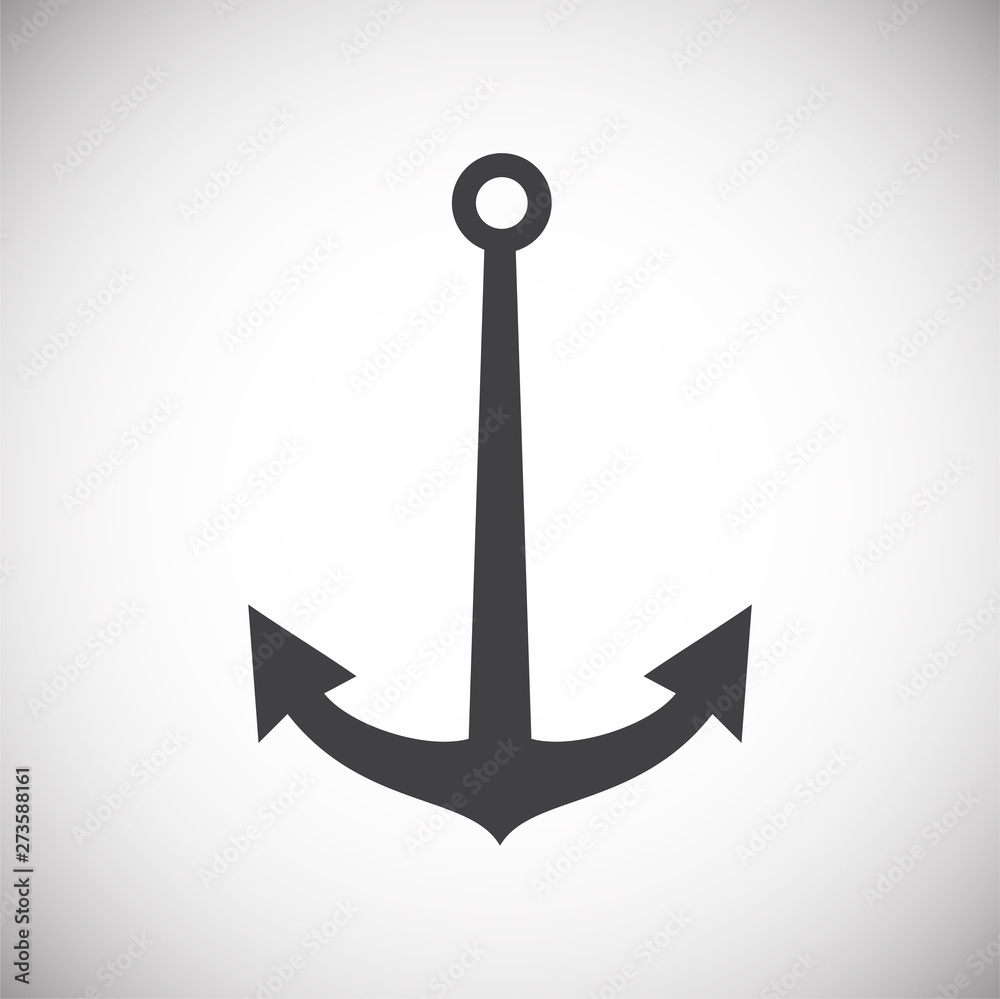 Anchor icon on background for graphic and web design. Simple illustration. Internet concept symbol for website button or mobile app. Anchor icon on background for graphic and web design. Simple illustration. Internet concept symbol for website button or mobile app.