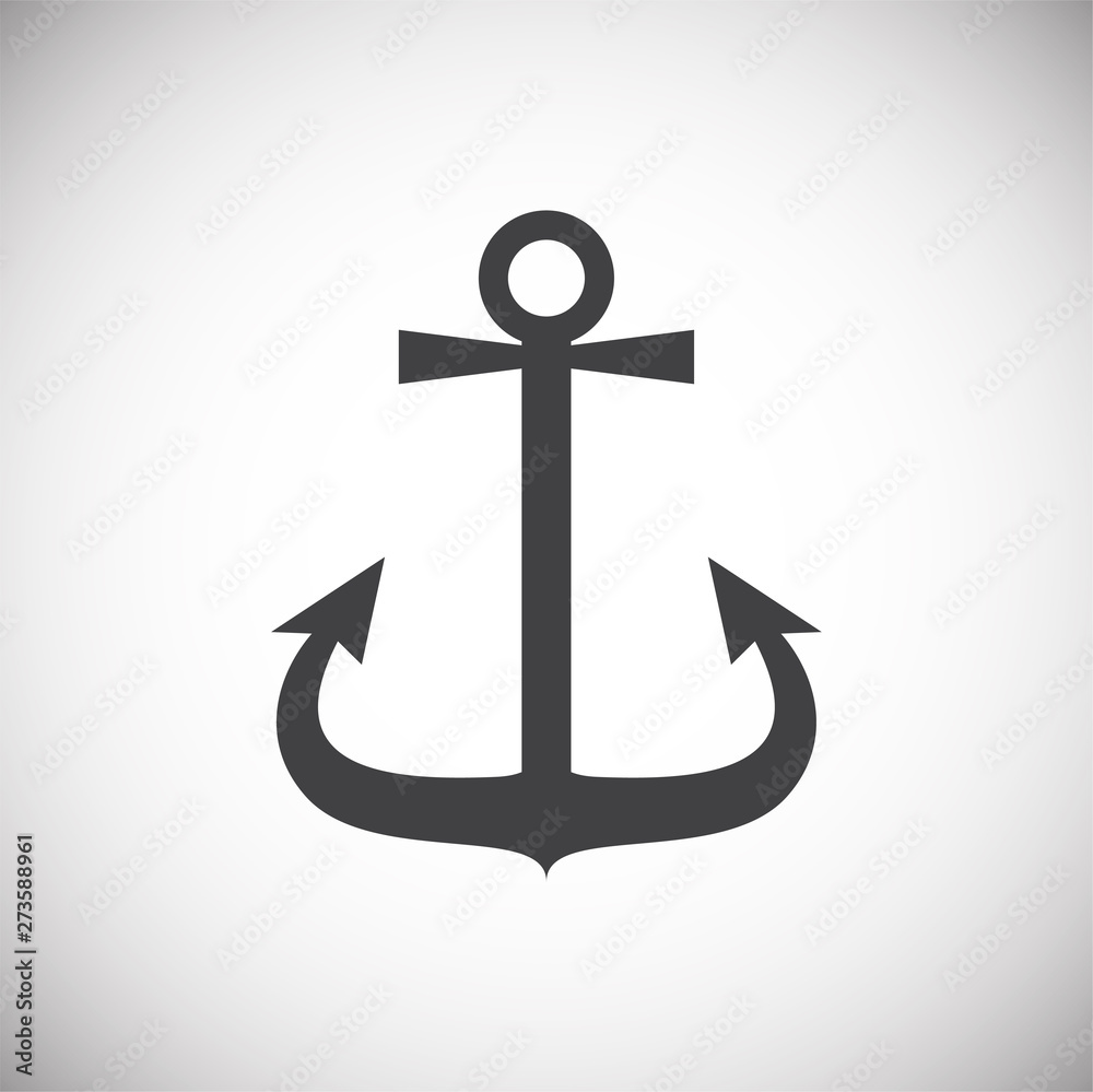 Anchor icon on background for graphic and web design. Simple illustration. Internet concept symbol for website button or mobile app. Anchor icon on background for graphic and web design. Simple illustration. Internet concept symbol for website button or mobile app.