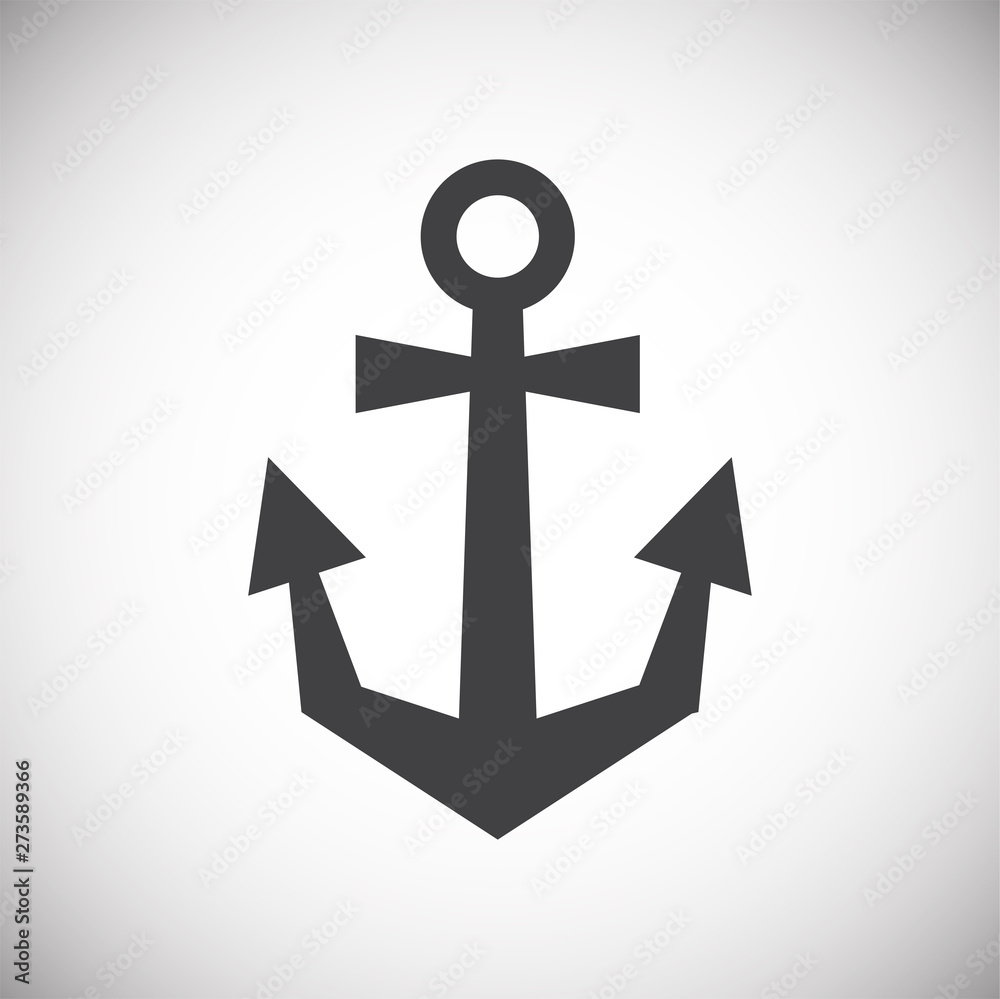 Anchor icon on background for graphic and web design. Simple illustration. Internet concept symbol for website button or mobile app. Anchor icon on background for graphic and web design. Simple illustration. Internet concept symbol for website button or mobile app.