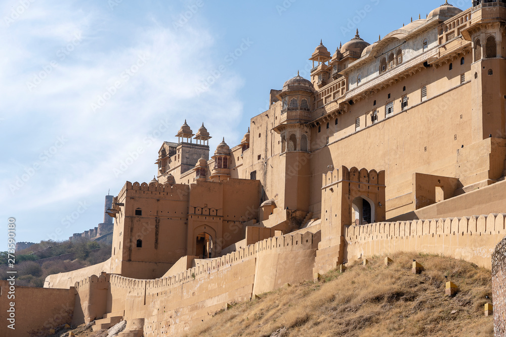 View of Amber Fort in Jaipur, Rajasthan, India