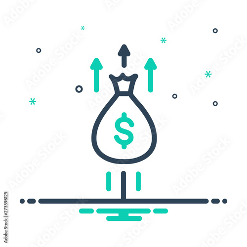 mix icon for growth 