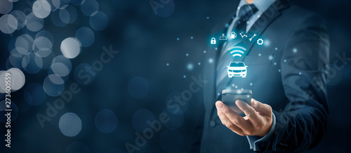 Intelligent car and smart phone app