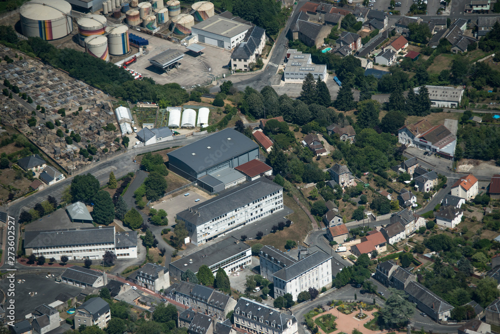 Naklejka premium Lycée Raymond Loewy - Ets Picoty - La Souterraine - Creuse